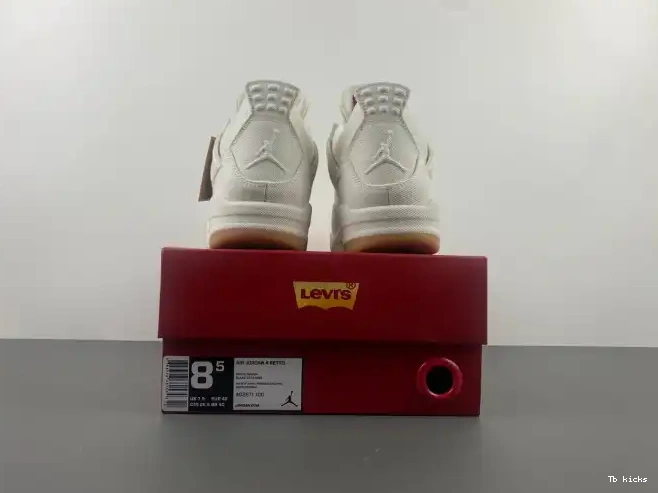Cheap TBK Levi's AO2571-100 Air 'White' x 4 Jordan 0502